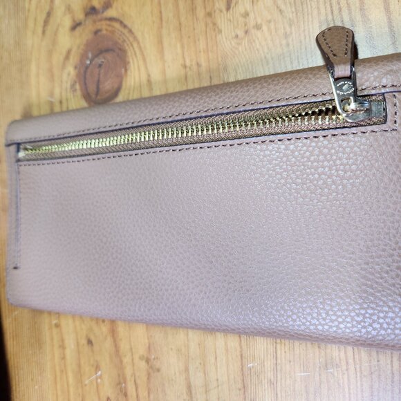 Euc Coach City Zip Top Brown Leather Shoulder Bag w/Wallet Purse - Picture 14 of 16